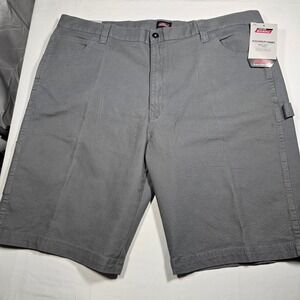 Genuine Dickies Flex Utility Shorts Mens 42 Gray Regular Fit 11 Inseam Work Wear